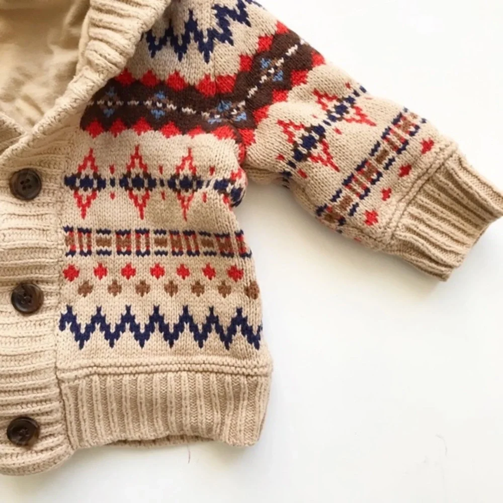 Babygap cowl neck lined cardigan EUC 6-12 months